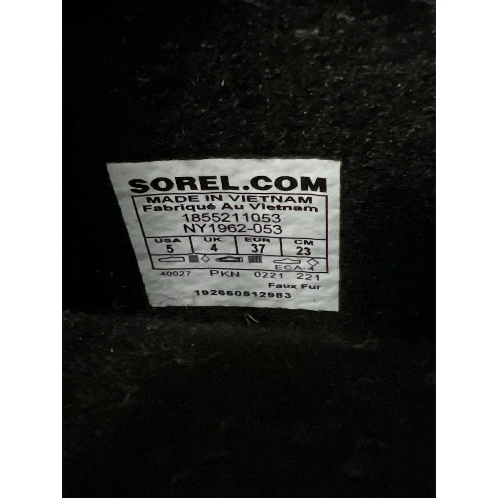 NEW Sorel Yoot Pac Nylon QUARRY/DOVE GRAY -‎ Size 5 Little Kid’s Youth Boots